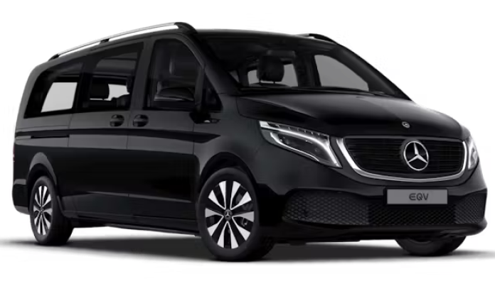 Mercedes EQV en location VTC électrique à Paris avec recharge rapide incluse