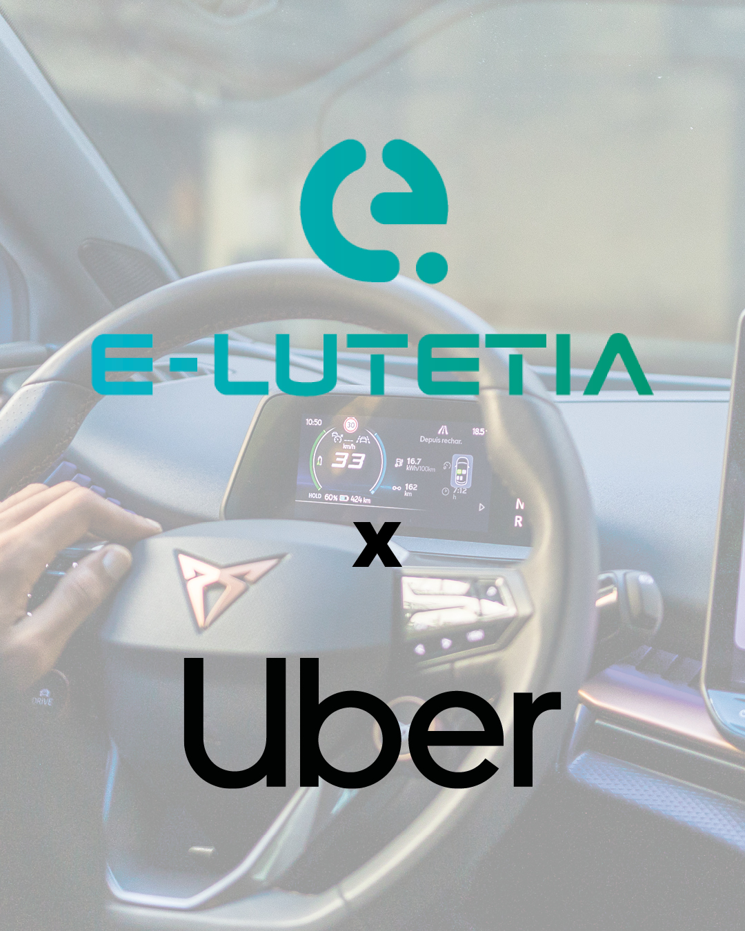 partenariat uber et voitures électriques E-lutetia - plan mobilité électrique