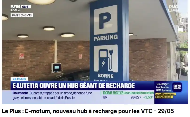 reportage BFM Business - e-Lutetia - e-Motum